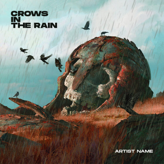 Crows in the rain Cover art for sale