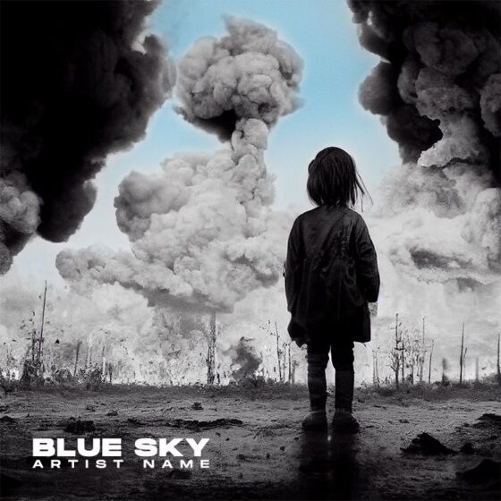 Blue sky Cover art for sale