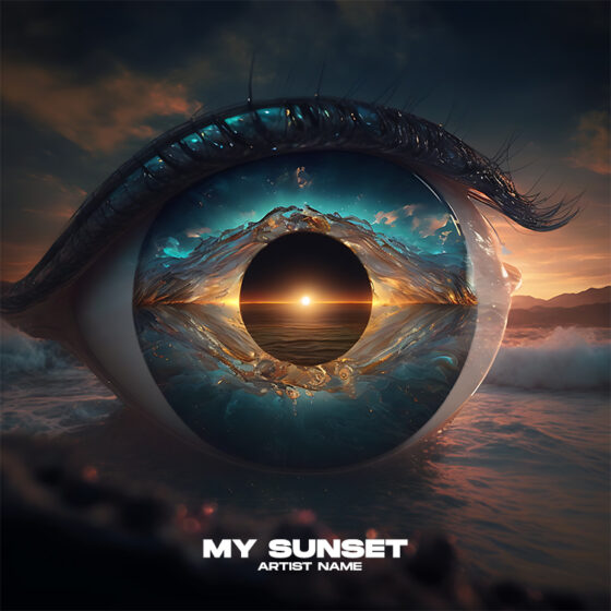 my sunset Cover art for sale