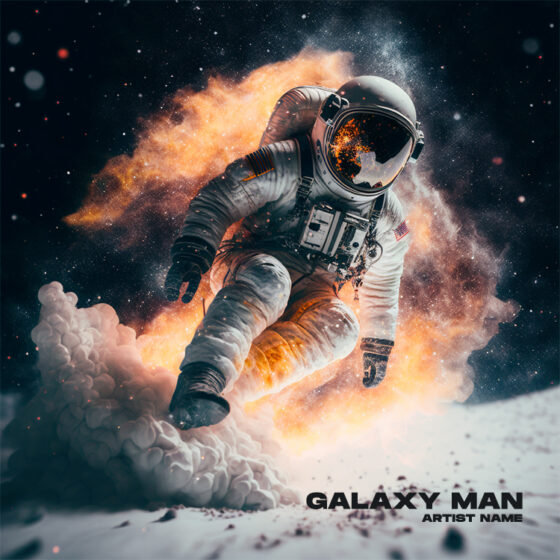 Galaxy man Cover art for sale