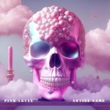 pink skull Cover art for sale