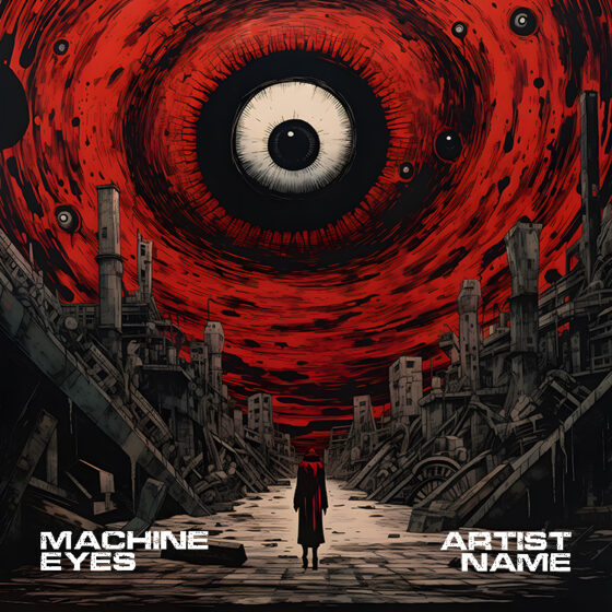 Machine eye Cover art for sale