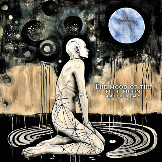 The mood of the full moon Cover art for sale