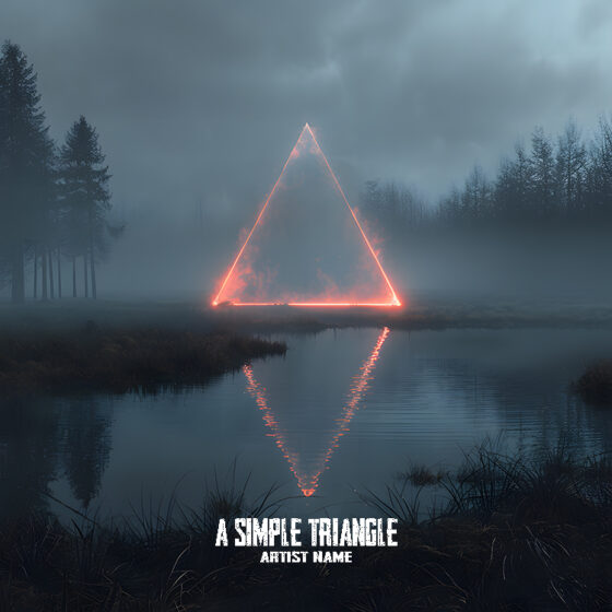 a simple triangle Cover art for sale