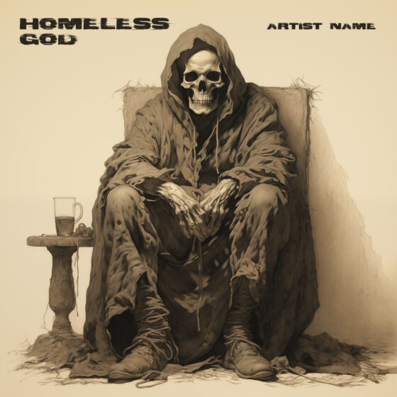 homeless god Cover art for sale