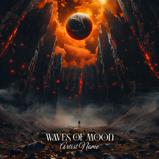 Waves of moon Cover art for sale