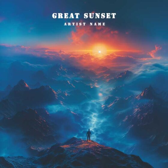 Great sunset Cover art for sale