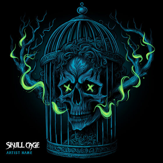 SKULL CAGE Cover art for sale