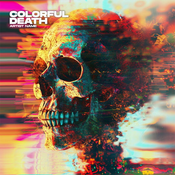 Colorful Death Cover art for sale