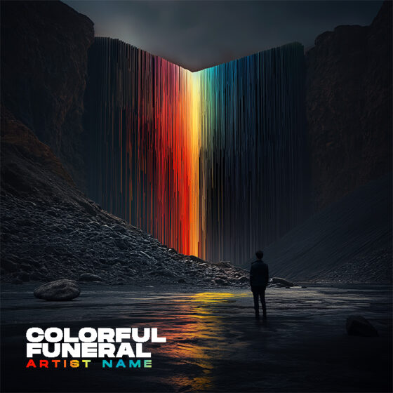 Colorful funeral Cover art for sale