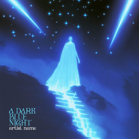 A Dark Blue night Cover art for sale