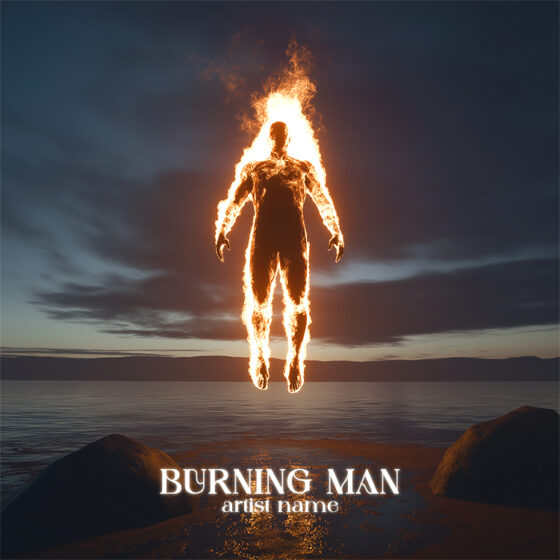 Burning man Cover art for sale