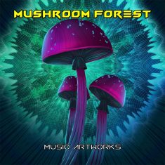 mushroom forest Cover art for sale