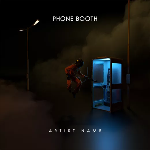 Phone booth cover art for sale