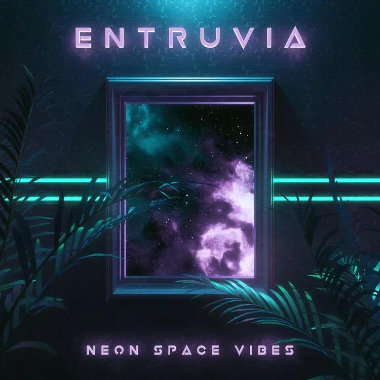 Neon space vibes cover art for sale