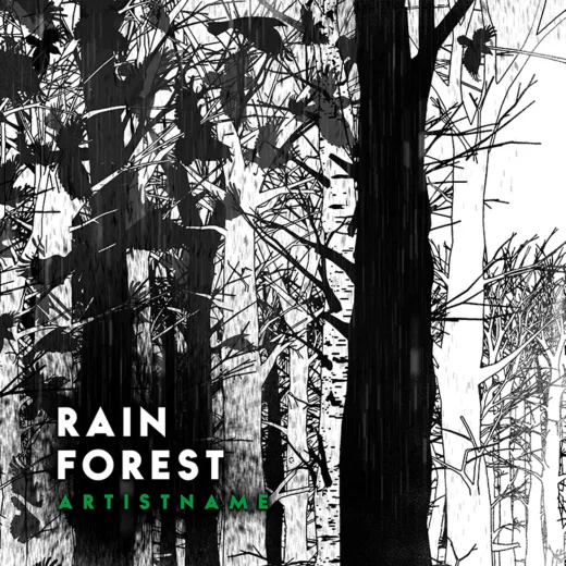 Rain forest cover art for sale