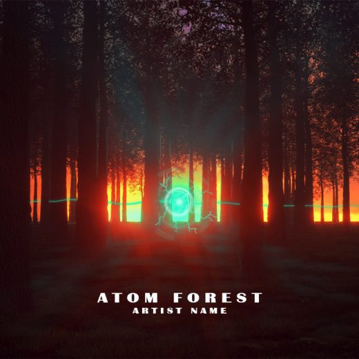 Atom forest cover art for sale