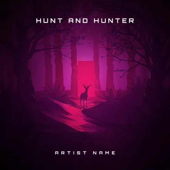 Hunt and hunter Cover art for sale