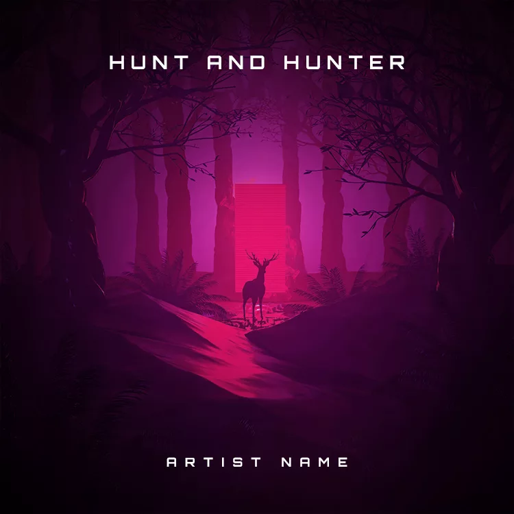 Hunt and hunter cover art for sale