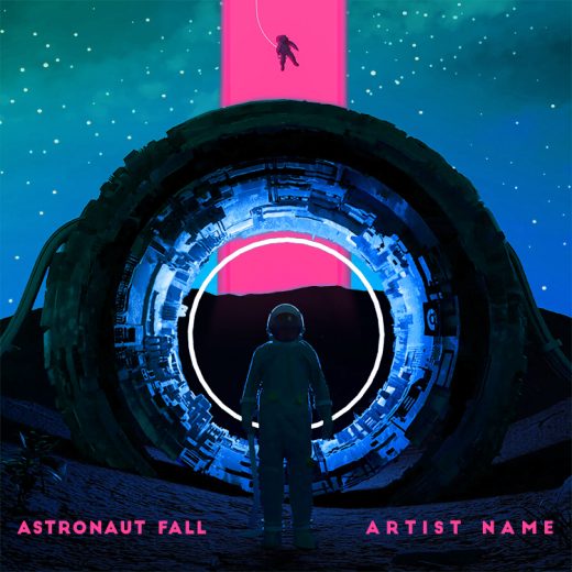 Astronaut fall Cover art for sale