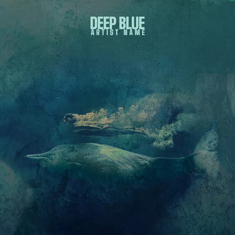 Deep blue cover art for sale