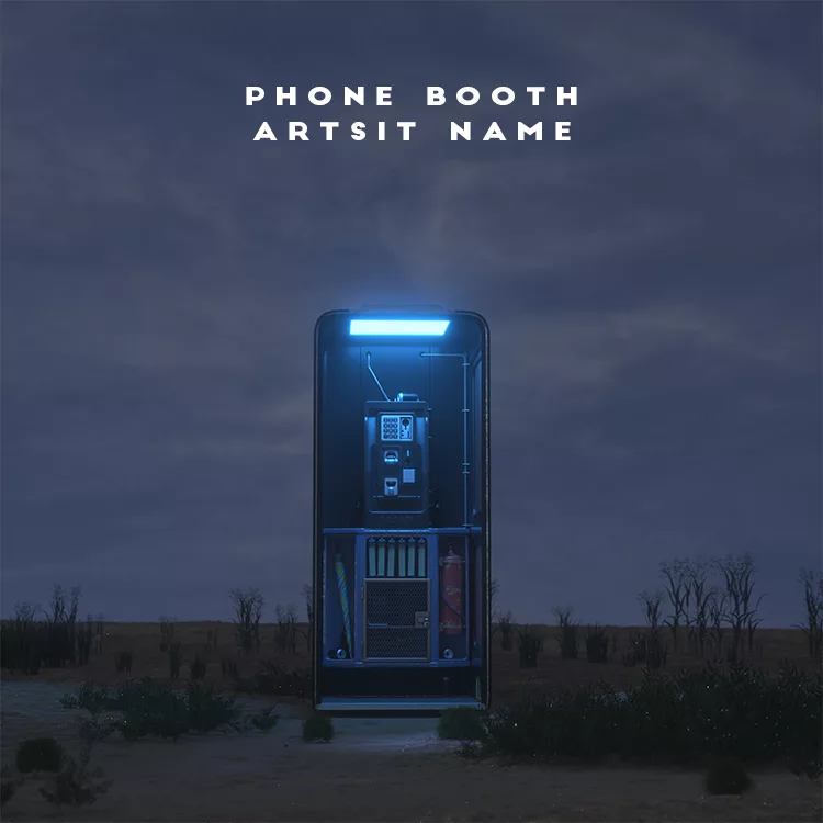 Phone booth cover art for sale