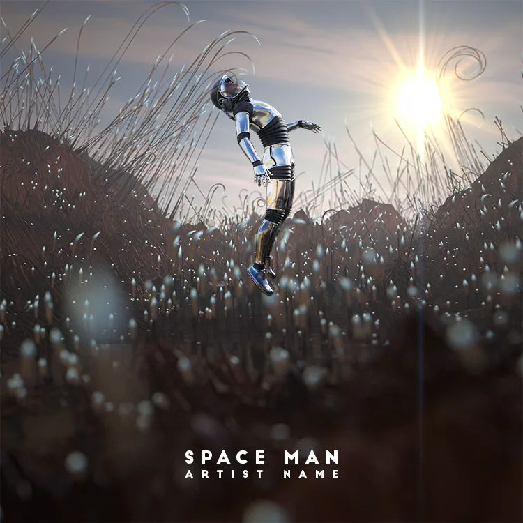 Space man cover art for sale