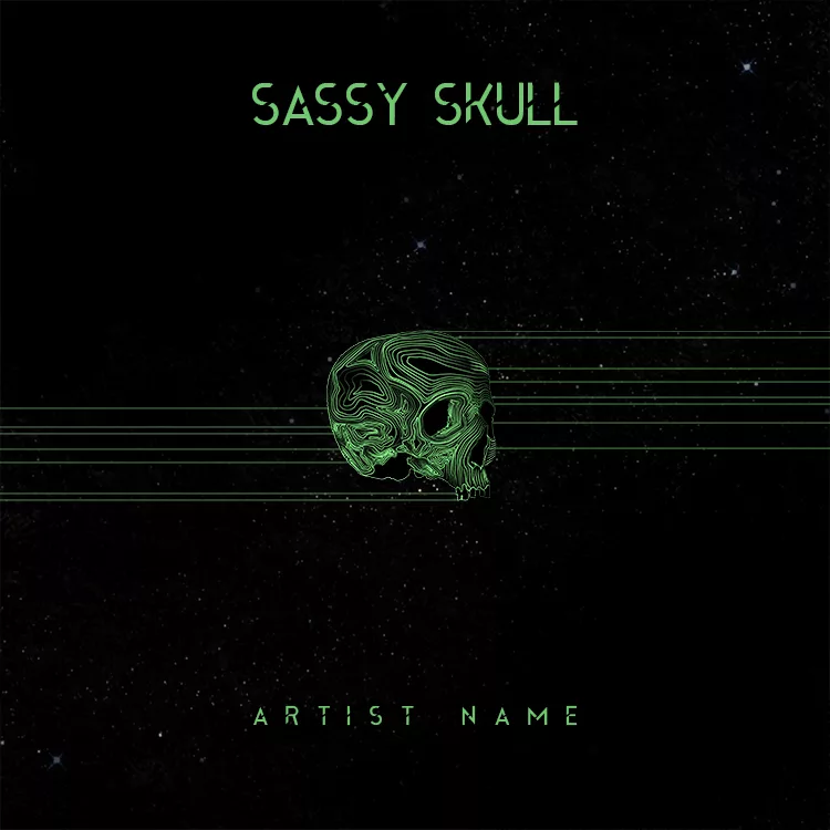 Sassy skull cover art for sale
