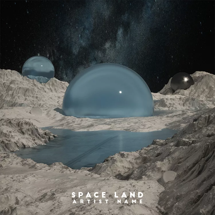 Space land cover art for sale