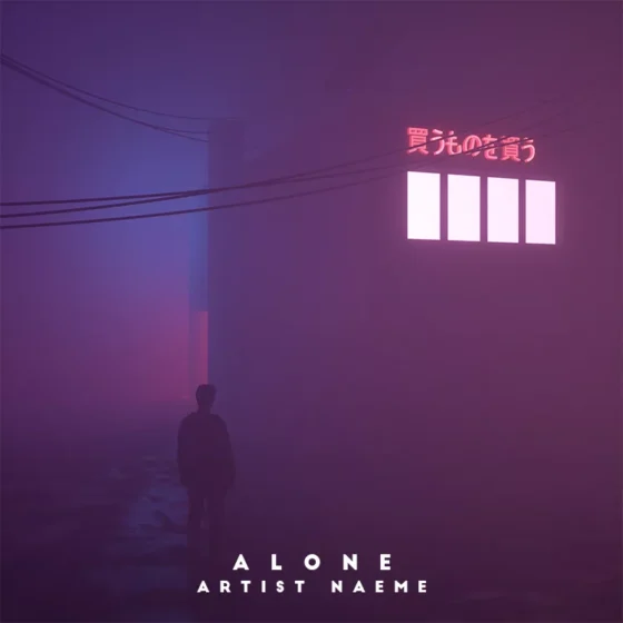 Alone Cover art for sale