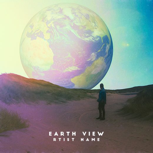 Earth view cover art for sale