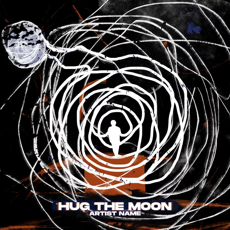 Hug the moon cover art for sale