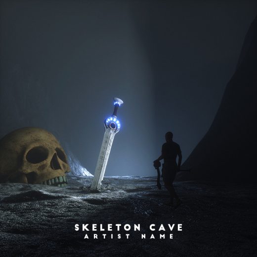 Skeleton cave cover art for sale