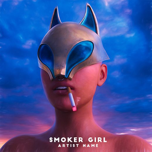 Smoker girl Cover art for sale