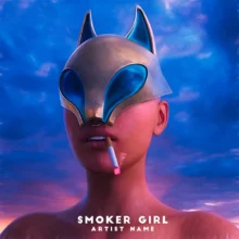 Smoker girl Cover art Smoker girl Cover Art Design