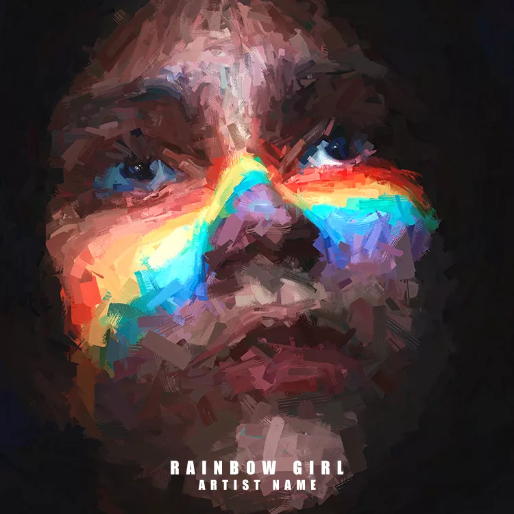 Rainbow girl cover art for sale