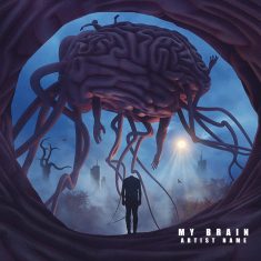 my Brain Cover art for sale