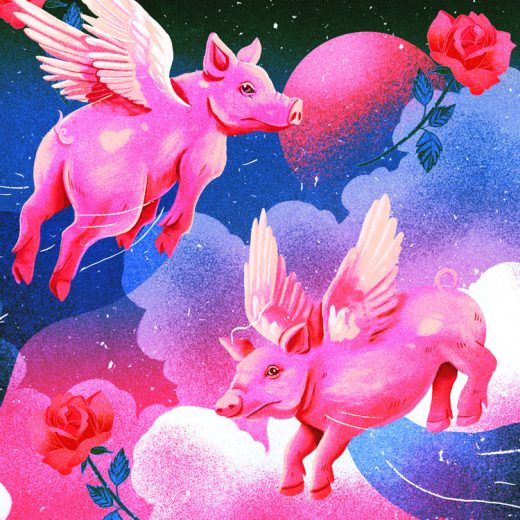 When pigs will fly cover art for sale