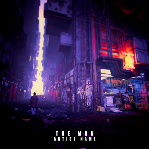 The man cover art for sale