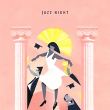 Jazz night cover art for sale