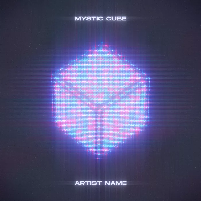 An abstract art with a mystic box