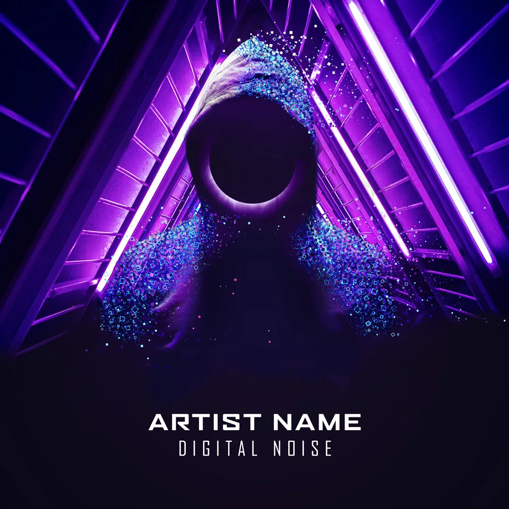 Digital noise cover art for sale