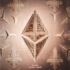 An Artwork with a vintage themed Ethereum with delicate carvings and ethnic feel