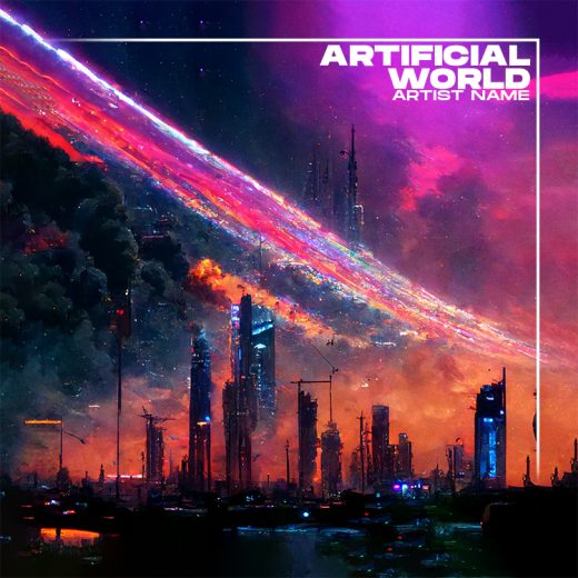 Artificial world cover art for sale