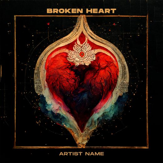 Broken heart cover art for sale