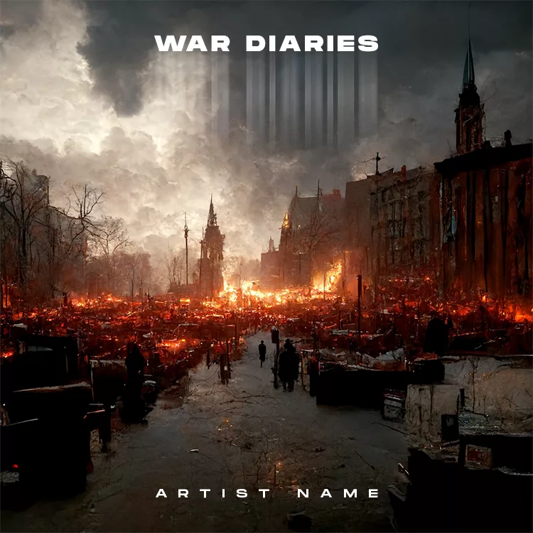 War diaries cover art for sale