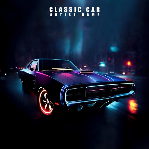 Classic car cover art for sale