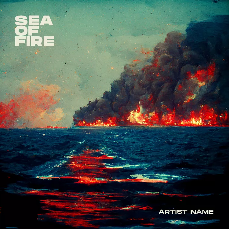 Sea of fire cover art for sale
