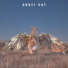 angel cat Cover art for sale
