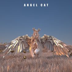 angel cat Cover art for sale